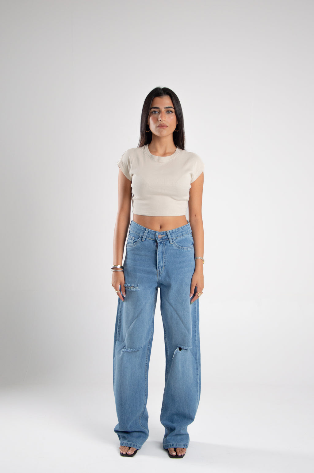 Wide Leg Rebel Blue