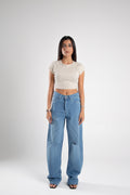 Wide Leg Rebel Blue