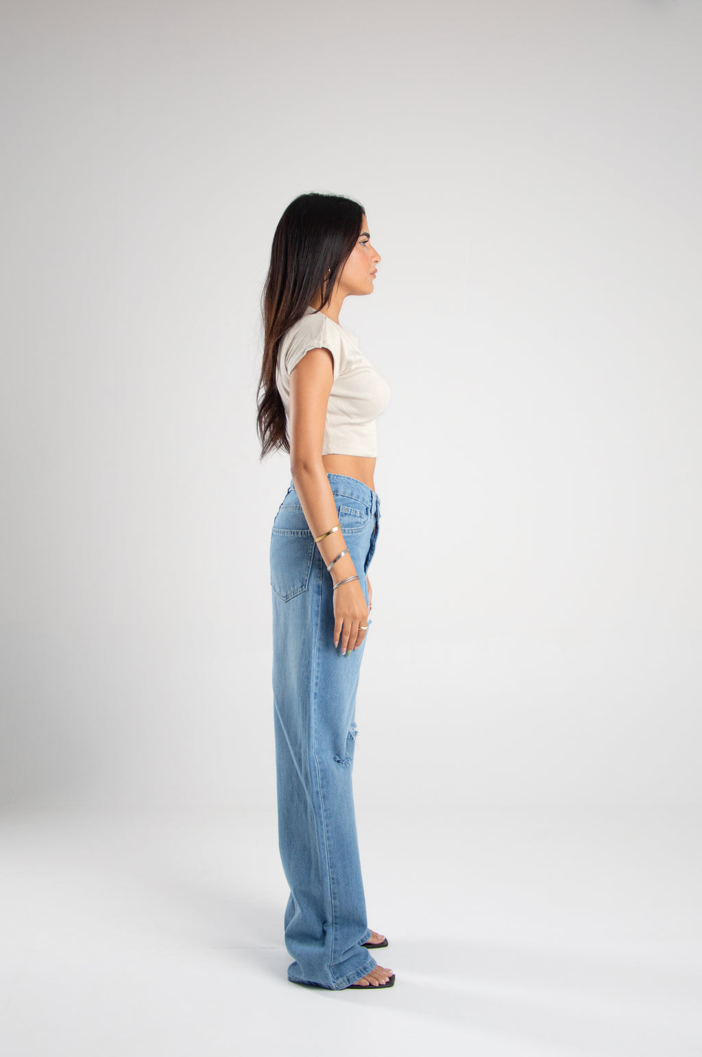 Wide Leg Rebel Blue