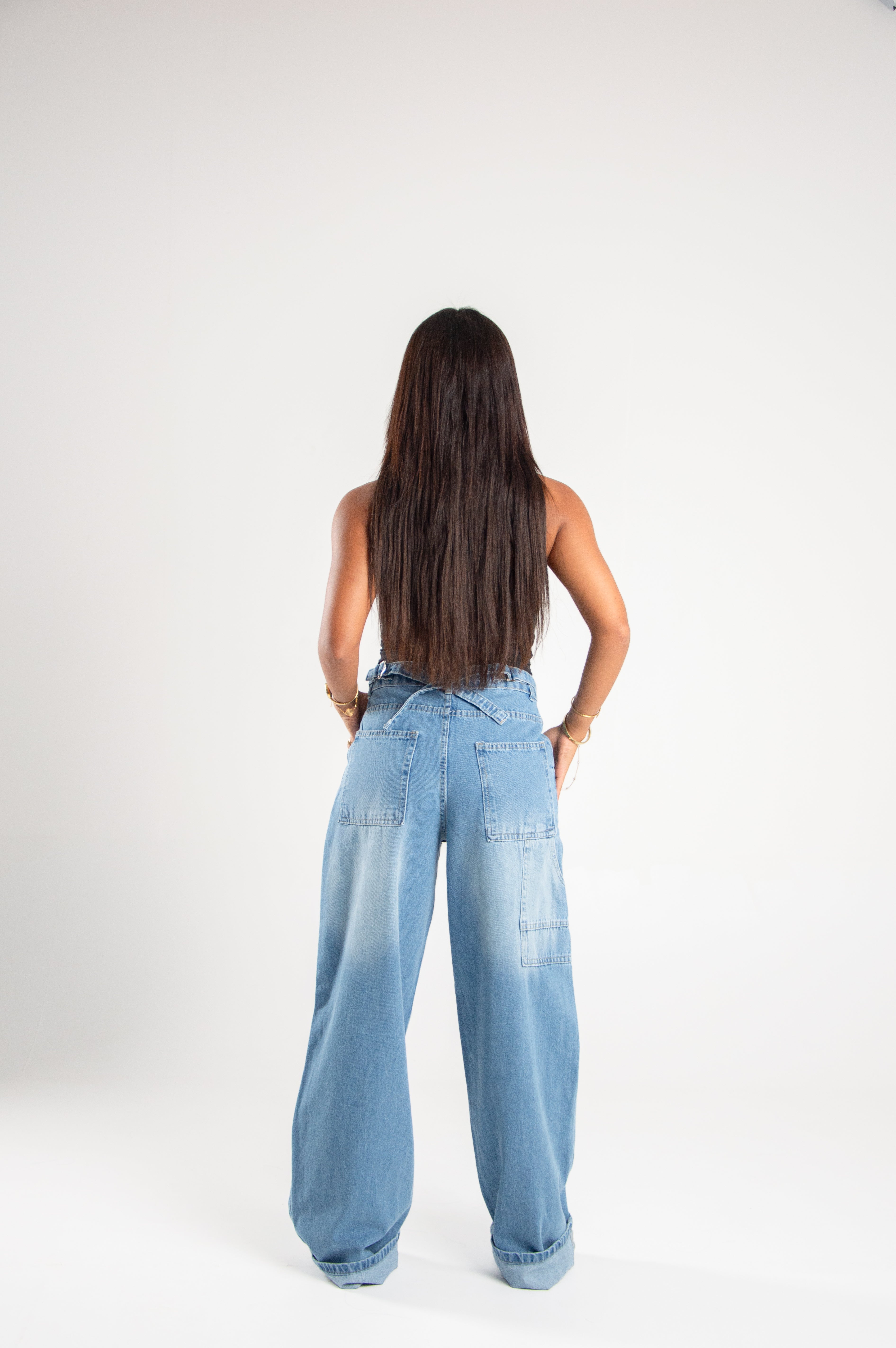 Over Size Vinta Light Blue