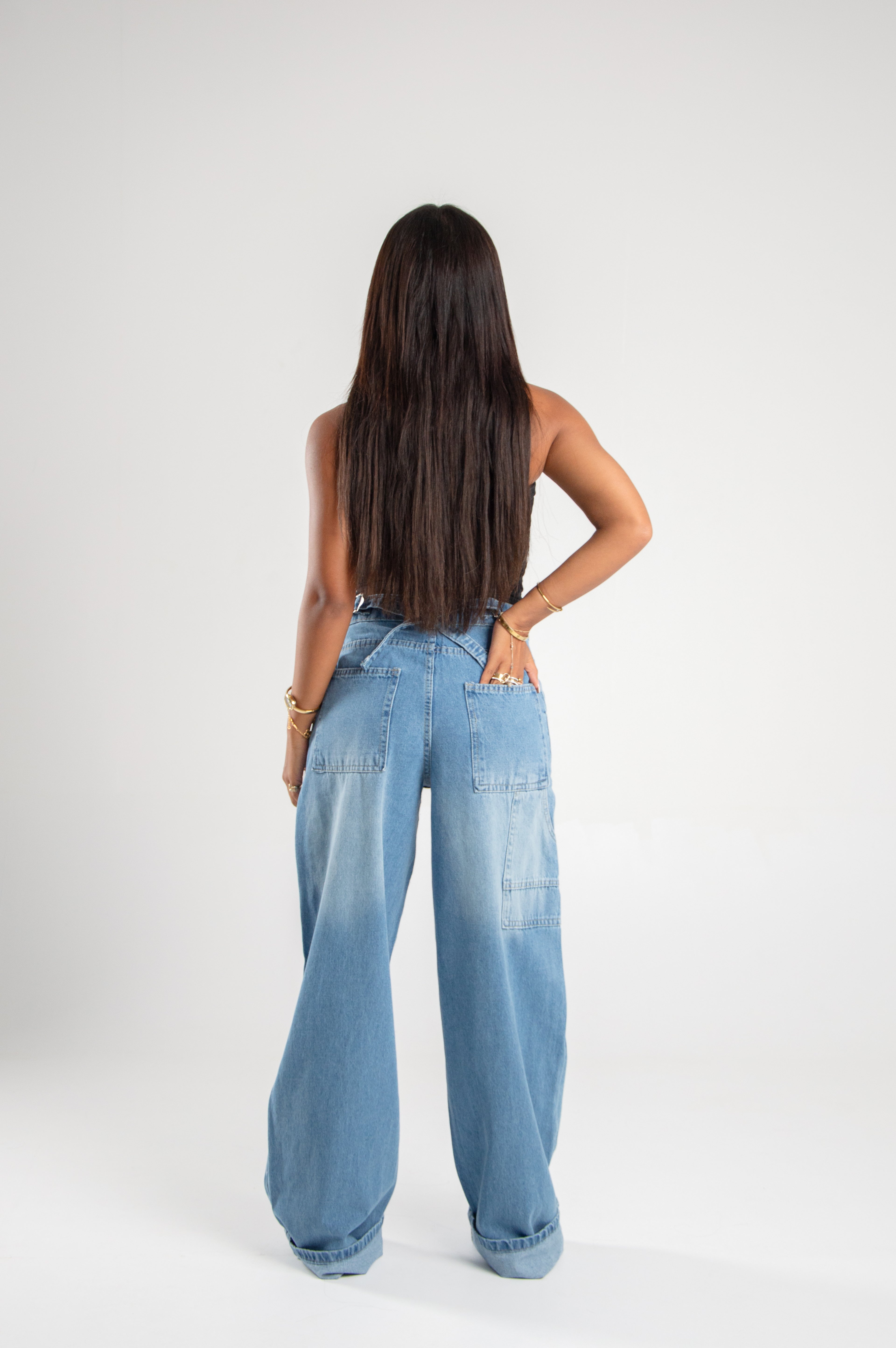 Over Size Vinta Light Blue