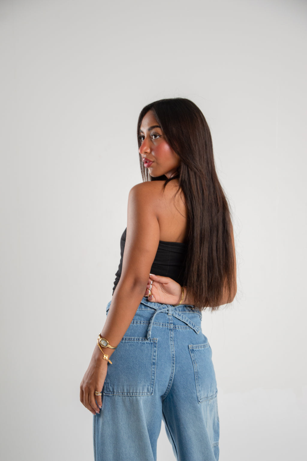 Over Size Vinta Light Blue