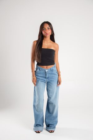 Over Size Vinta Light Blue