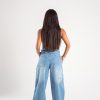 Over Size Vinta Light Blue